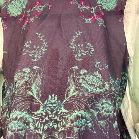 Free People Size XS Oxford Combo Party in the Back Striped Button Shirt Relaxed - Picture 7 of 7